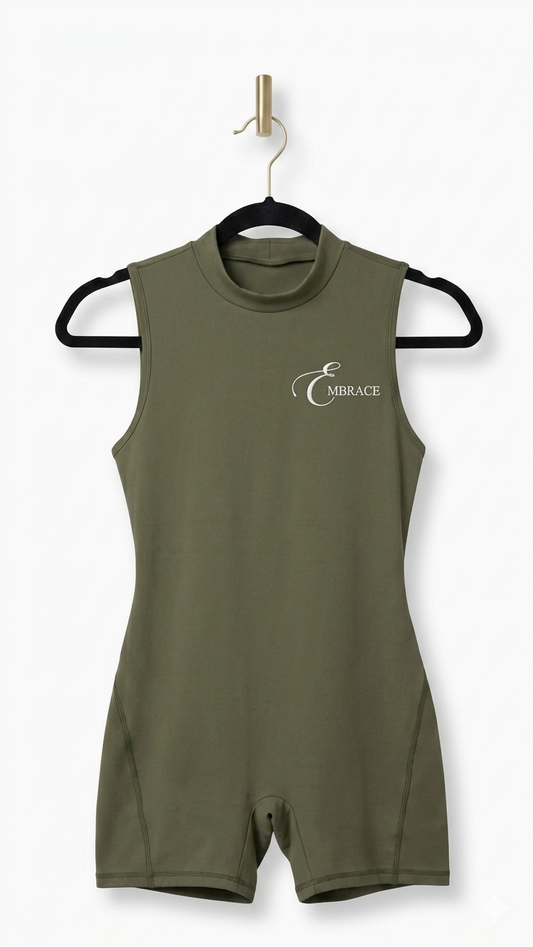Olive Short Jumpsuit